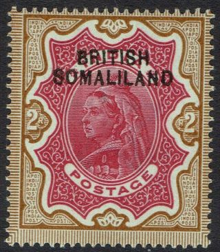 British Somaliland 1903 Qv India 2r Overprint At Top