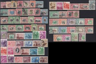 Bc North Borneo 1888 - 1960s 2 Pages Of Stamps,  Inc Some High Values,  Vf