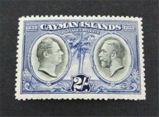 Nystamps British Cayman Islands Stamp 78 Og H $55 Y7y1952