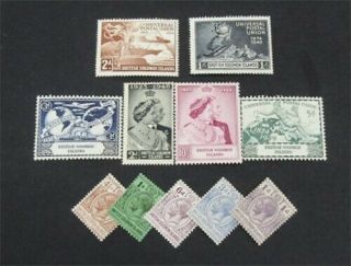 Nystamps British Solomon Islands Stamp 45//87 Og H $30 Y14y2610