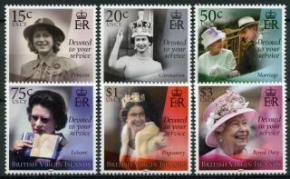 Bvi Royalty Stamps 2021 Mnh Queen Elizabeth Ii 95th Birthday 6v Set