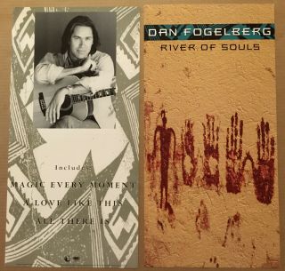 Dan Fogelberg Rare 1993 Double Sided Promo Poster Flat 4 River Cd 12x24 Usa