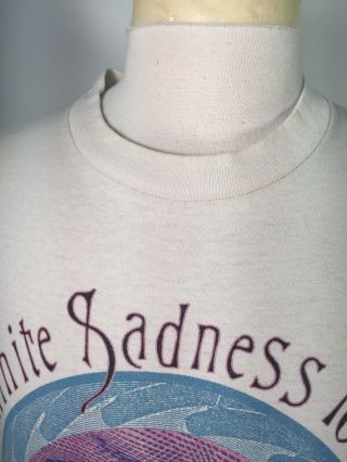 VTG 1990s Smashing Pumpkins Infinite Sadness Tour White T Shirt sz L 1995/96 3