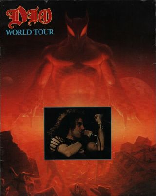 Dio 1984 The Last In Line World Tour Concert Program Book / Booklet / Vg 2 Nmt
