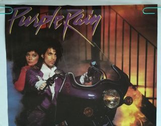 Prince Purple Rain Vintage Poster Promo Pin - Up 1984 Movie Memorabilia Warner Bro 2