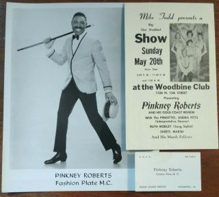 Pinkney Roberts Gold Coast Revue - 1960 