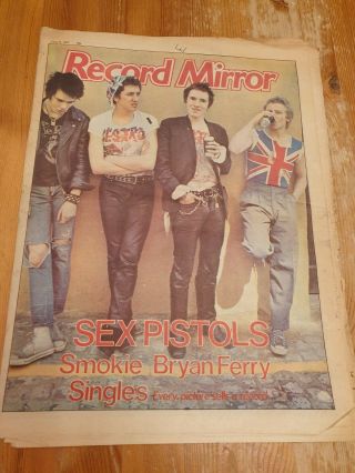 Record Mirror August 6 1977 - The Sex Pistols Sid Vicious