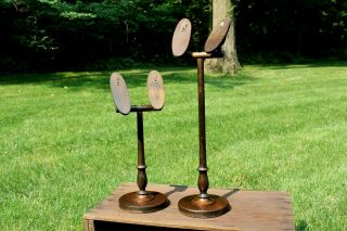 Antique Wood Shoe Boot Form Stand Display General Store Window Shopping Pair