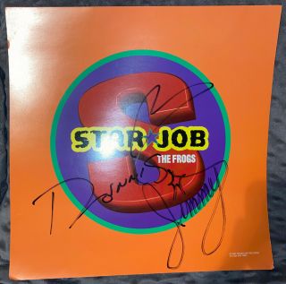 The Frogs Starjob Signed Promo Flat (smashing Pumpkins Pearl Jam Billy Corgan