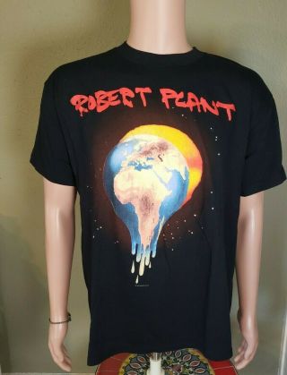 Vintage (1993) Robert Plant Fate Of Nations Led Zeppelin Concert T - Shirt Gem Xl