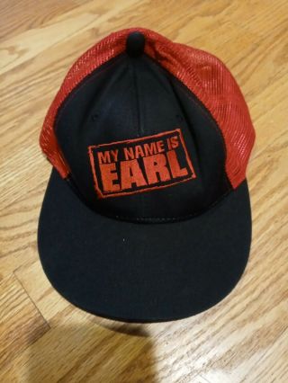 My Name Is Earl Red Hat Ballcap Tv Show Jason Lee,  Ethan Suplee Magic Headwear
