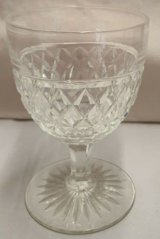 Vintage Thomas Webb & Sons Crystal Glass Made In England C1935 - 49 10cm Tall