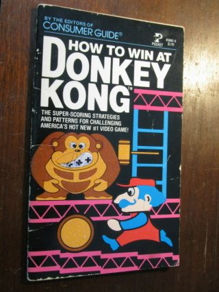 Consumer Guide How To Win At Donkey Kong 1982 Arcade Strategy Pocket Book Rare