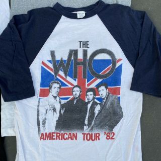 Vintage The Who American Tour ‘82 It’s Hard Hantex Usa Sz Xl T - Shirt