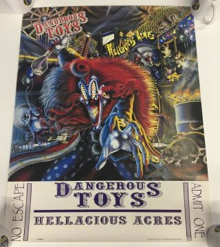 Dangerous Toys - Hellacious Acres Rare Promo Poster