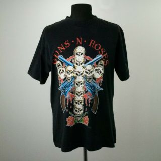 Vintage Guns N Roses 1991 - 1992 Use Your Illusion Tour T - Shirt Us Brockum Usa