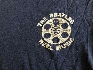 The Beatles Reel Music Capitol Records Med.  T - Shirt 1980s