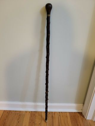 Vintage Shillelagh / Blackthorn Irish Walking Stick - 35 "