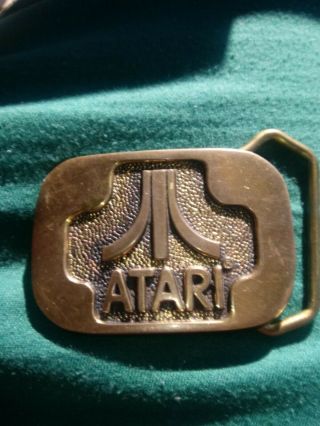 Rare Vintage 1978 Bts Atari Belt Buckle