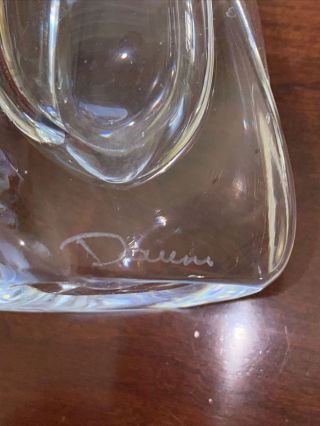 Vase Soliflore Crystal Daum / Bud Vase Crystal Daum / Daum France 2