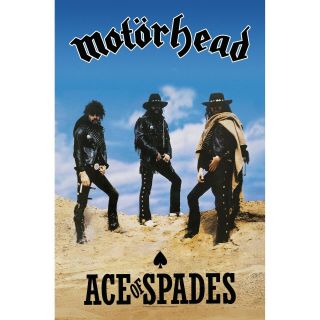 Motorhead Ace Of Spades Album Flag Fabric Textile Wall Banner Official
