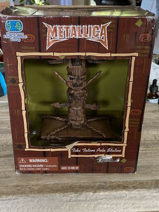 Metallica Tiki Totem Pole Statue