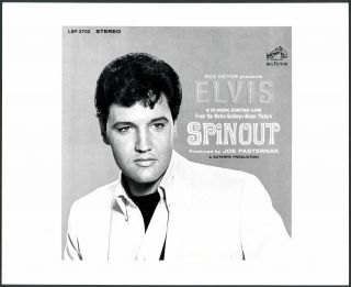 Rare Elvis Presley 1966 Spinout 8x10 Vintage Promo Photo Rca Victor Mgm