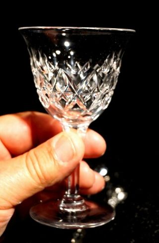 Cut Crystal Claret Wine Glass