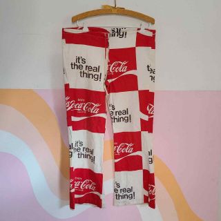 Vintage 1970s Coke Coca Cola Beach Pants