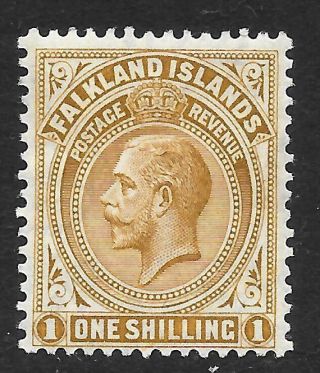 Falkland Islands 1921 - 28 1/ - Deep Ochre Sg 79