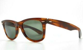 Vintage Sunglasses Ray Ban Wayfarer 5022 Tortoise Bausch&lomb U.  S.  A Woman Man Us