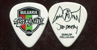 Aerosmith 2014 Tour Guitar Pick Joe Perry Custom Concert Stage Bulgaria