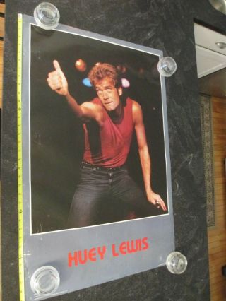 Vintage 1984 Huey Lewis And The News Poster 23 X 34 Inches