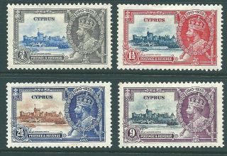 Cyprus 1935 George V Silver Jubilee Set