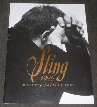 Sting Mercury Falling Tour Concert Program 1996 The Police