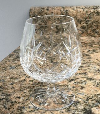Waterford Elegant Cut Crystal 13 Oz.  Brandy Snifter Glass Lismore Ireland