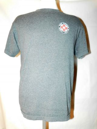 Rare Vintage Red Cross Black Label Skateboard T - Shirt Sz L Made In Usa