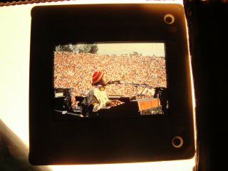 1 1980s 35mm Slide Bob Marley Performing On Stage