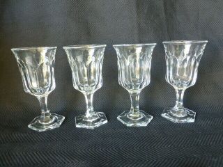 Four Antique Heisey ? Elegant Glass Stems 5 1/8 "