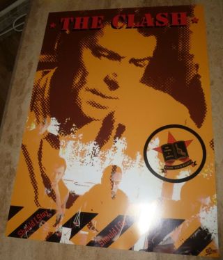 The Clash Alternate Should I Stay Or Should I Go Poster.  75 Cm X 53 Cm