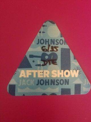 Jack Johnson All The Light Above It Tour 2018 Vip After Show Party Pass