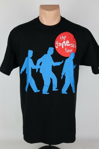 Vintage 1992 The Genesis Tour Phil Collins Large Graphic Band Concert T Shirt