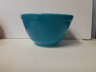 Pyrex Small Blue Turquoise Mixing Bowl