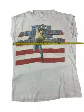 Bruce Springsteen And The E Street Band Born In The Usa T - Shirt White Size M