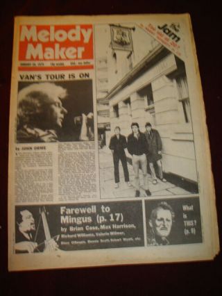 Melody Maker 1979 Jan 20 Van Morrison Jam Charles Mingus Bee Gees Radio One