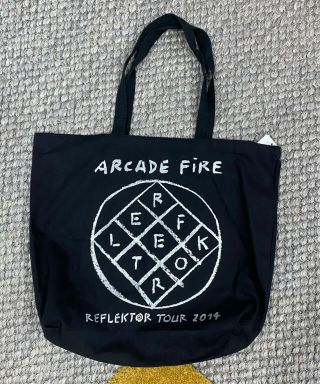 Arcade Fire Reflektor Tour 2014 Limited Edition Screen Printed Tote Bag Bandanas