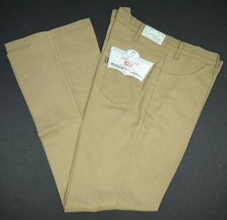 Vintage 80s Levis 646 Bell Bottom Pants Mens 42x34 Gold Tab Nwt Deadstock Nos