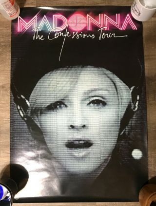 Madonna Confessions Tour Taiwan Official Promotion Poster Size75x52cm