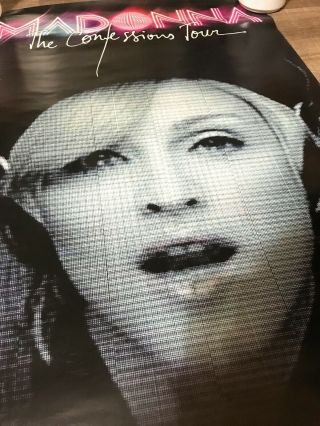 Madonna Confessions Tour Taiwan Official Promotion Poster Size75x52cm 3
