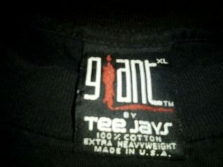 Paul Simon Vtg 1991 Concert Tour T - Shirt XL Black Made in USA SS Giant/Tee Jays 2